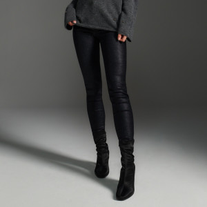 Sinsay - Jeansy skinny high waist - Czarny - damski - ZJ913-99J