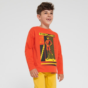 Sinsay - Koszulka Flash - Czerwony - chłopiec - ZP145-33X