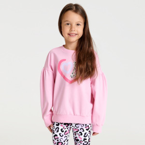 Sinsay - Bluza - Różowy - dziewczynka - ZP230-38X