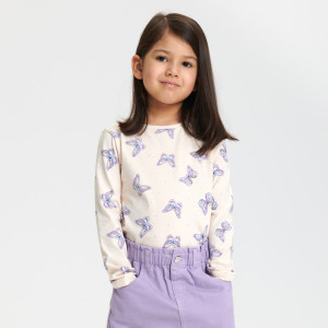 Sinsay - Koszulki 2 pack - Niebieski - dziewczynka - ZP428-50X