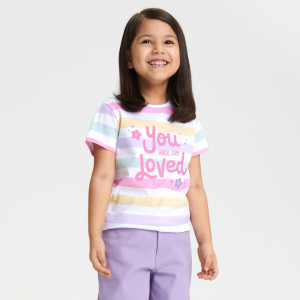 Sinsay - Koszulka - Wielobarwny - dziewczynka - ZP431-MLC