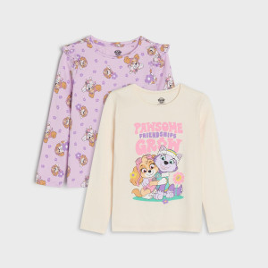 Sinsay - Pack de 2 camisetas de manga larga de PAW Patrol -  - Niña - ZP432-01X