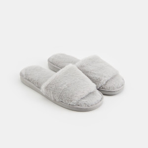 Sinsay - Kapcie - Jasny szary - damski - ZW377-09X