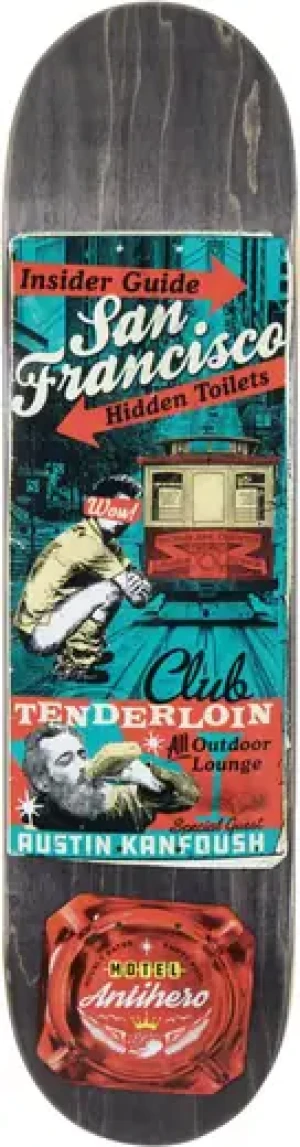 Antihero Motel 18 Skateboard Deck (Kanfoush)