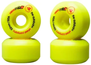 Autobahn Nexus 100A Skateboard Hjul 4-Pak (52mm - Yellow)