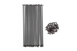 BSD Stainless Butted BMX Speichen (Schwarz)