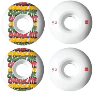 Chocolate Sound System 99A Skateboard Rollen 4 Stk. (52mm - Grün/Rot/Gelb)
