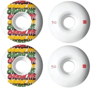Chocolate Sound System 99A Skateboard Rollen 4 Stk. (50mm - Grün/Rot/Gelb)