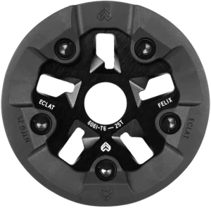 Eclat Éclat Felix Guard Freestyle BMX Kettenblatt (Schwarz - 25T)