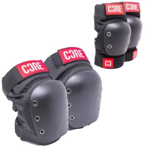 CORE Knee Og Albue Skate Pads (Sort)