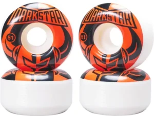 Darkstar Divide 99A Skateboard Rollen 4 Stk. (51mm - Rot)