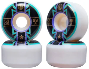 Element Banner Year 99A Skateboard Rollen 4 Stk. (53mm - Schwarz)