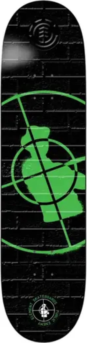 Element Public Enemy Skateboard Deck (Pexe Stencil)