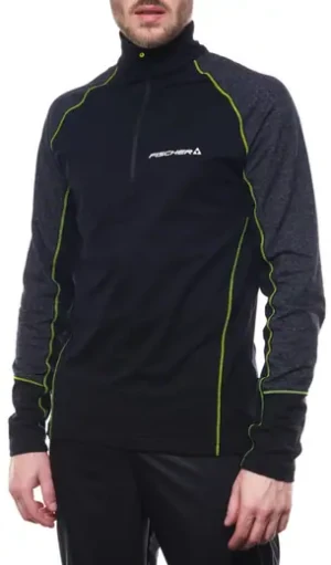 Fischer Skate Turtleneck Maglia Sci di Fondo (Petrol Dark Navy) taglia L