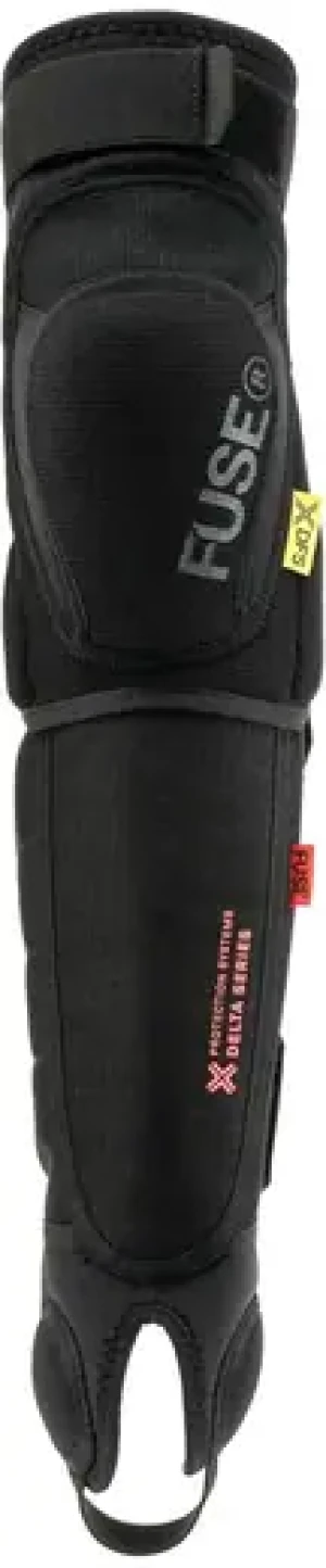 Fuse Delta 125 Knee pad Combo  - Black;Red - Size: Large
