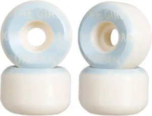 Girl Sans 99A Skateboard Hjul 4-Pak (54mm - Hvid/Blå)