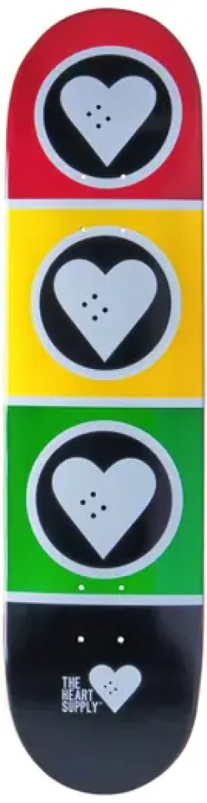 Heart Supply Squad Skateboard Deck (Rasta)