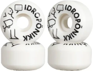 Hydroponic Hykea 100A Skateboard Rollen 4 Stk. (55mm - Weiß)