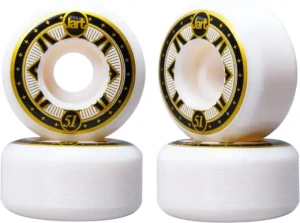 Jart Skateboards Jart Astral 102A Skateboard Rollen 4 Stk. (51mm - Weiß)