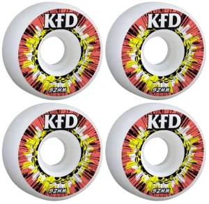 KFD Blast Skateboard Hjul 4-Pak (52mm - Red)