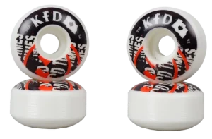 KFD DIY Skateboard Hjul 4-Pak (52mm - Red)