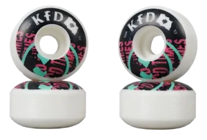 KFD DIY Skateboard Hjul 4-Pak (52mm - Teal)