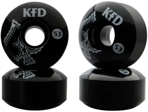 KFD Team 100A Skateboard Rollen 4 Stk. (53mm - Bandana)