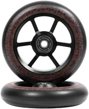 North Scooters North Garrett Braz G5 Hjul Til Løbehjul 2-Pak (110mm - Matte Black/Dark Brown)