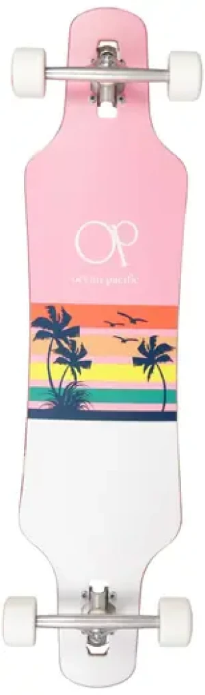 Ocean Pacific Sunset Longboard Komplettboard (Pink)