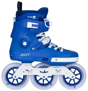 Powerslide Next 2.0 Deep Blue 125 Freeskates (Deep Blue)  - Blue - Size: 5-6 EU