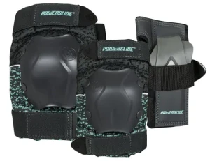 Powerslide Standard Dame Beskyttelsessæt 3-Pak (Sort)