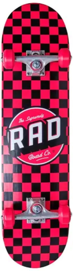 RAD Skateboards RAD Checkers Skateboard Komplettboard (Rot)