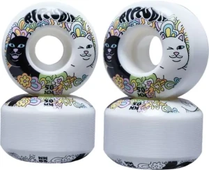 RIPNDIP Flower Child 99A Skateboard Rollen 4 Stk. (50mm - Weiß)