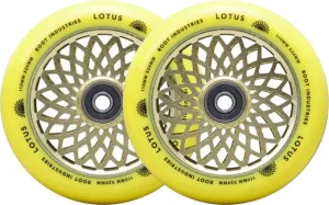 Root Industries Root Lotus Ruote Monopattino Pacco da 2 (110mm - Radiant Yellow)