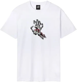 Santa Cruz Apparel Santa Cruz Bone Hand Cruz Front T-Shirt (Hvid)