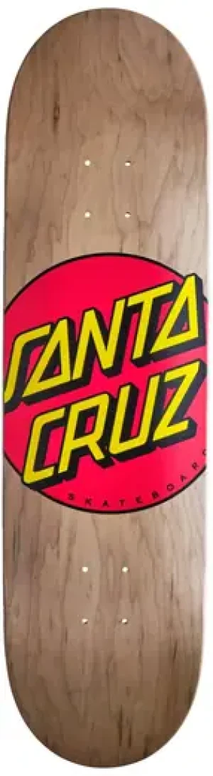 Santa Cruz Classic Dot Skateboard Deck (Grey Dot)