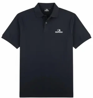 SkatePro Heavy Polo T-shirt (Schwarz)