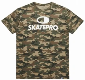 SkatePro T-shirt (Camo/White)