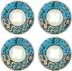 Slime Balls Vomit Mini II 97A Skateboard Hjul 4-Pak (53mm - Hvid/Blå)