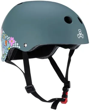 Triple Eight Lizzie Armanto Sweatsaver Skate Casco (Grigio) taglia S-M