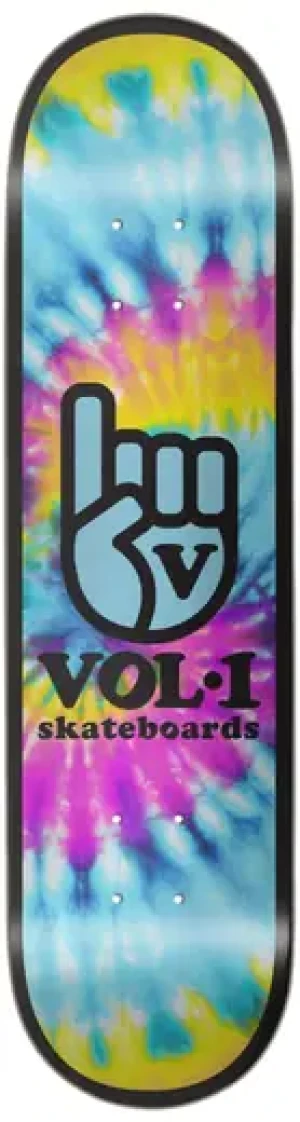 Vol.1 Checker Skateboard Deck (Dye Logo)