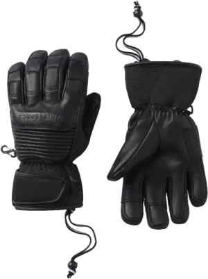 Whitespace Leather Riding Handsker (Sort)