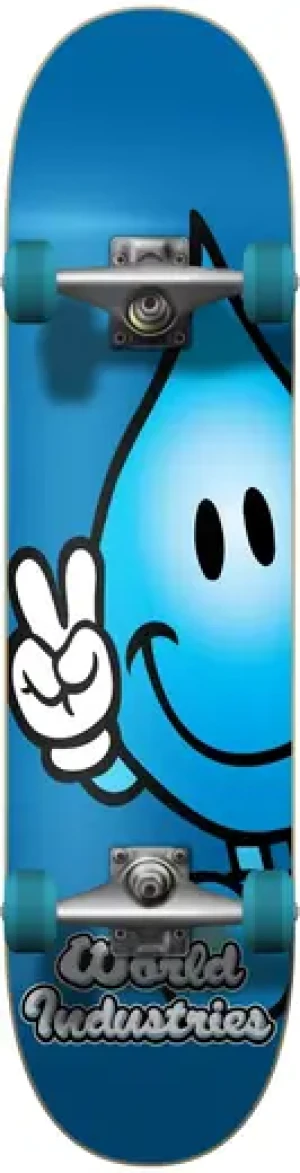 World Industries Wet Willy Wrap Skateboard Completo (Blu) taglia 7.75"