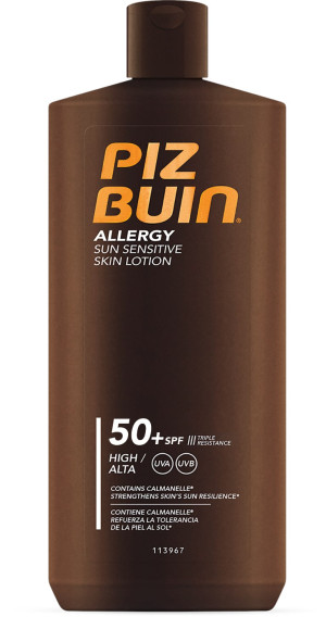 Piz Buin Allergy Sun Sensitive Body Skin Lotion Protection 200mL SPF50+