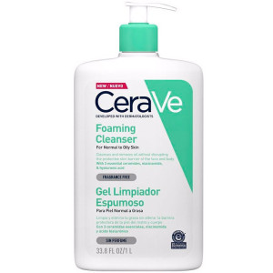CeraVe Foaming Cleanser Face and Body for Normal to Oily Skin 1000mL