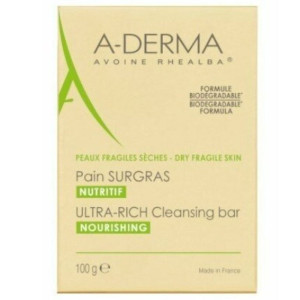 A Derma Aveia Rhealba Ultra-Rich Cleansing Bar for Dry Skin 100g
