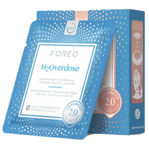 Foreo UFO H2Overdose 2.0 Ultra-Moisturizing Facial Mask Dry Skin 6x6g