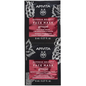 Apivita Grape Anti-Wrinkle and Firming Mask 2x8mL