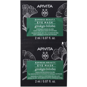 Apivita Ginkgo Biloba Anti-Puffiness and Anti-Dark Circles Mask 2x2mL