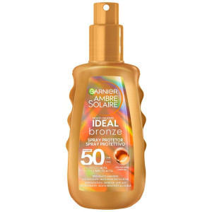 Garnier Ambre Solaire Ideal Bronze Protector Spray Luminous Tan 150mL SPF50